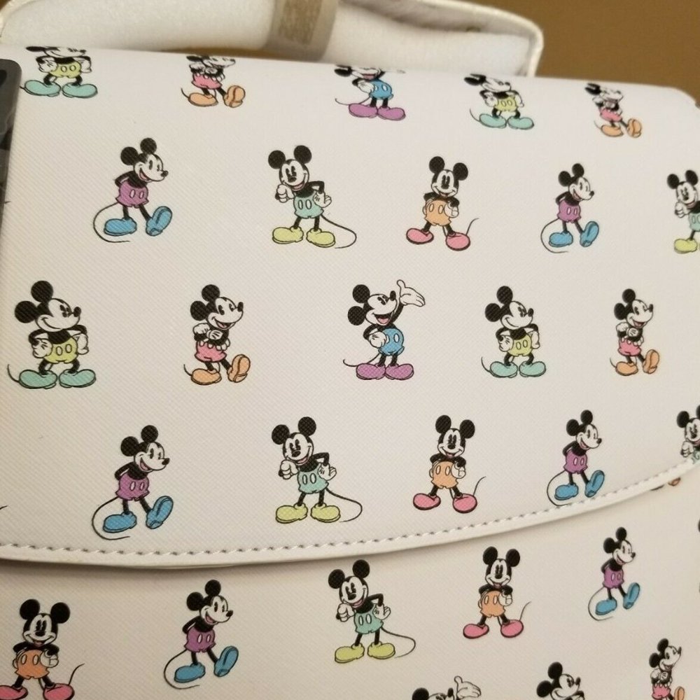 Disney Rainbow Mickey Mouse Pastel Handbag… - Picture 2 of 12